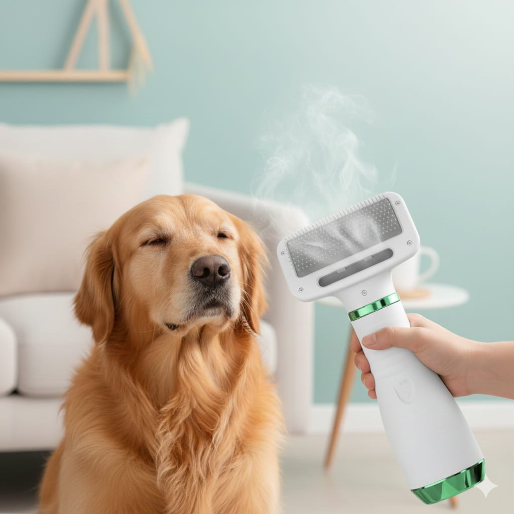 Secador Peine para Mascotas 2 en 1